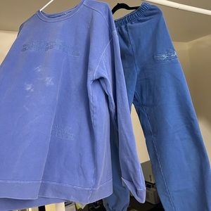 Boys Lie Sweatsuit (color mismatched from wash- marks on sweatshirt as pictured)
